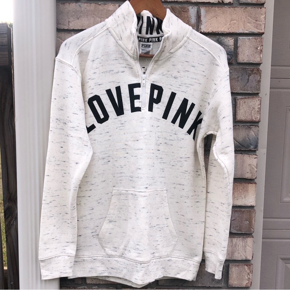 PINK Halfzip Front Pullover